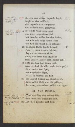 13. Von Dieben.