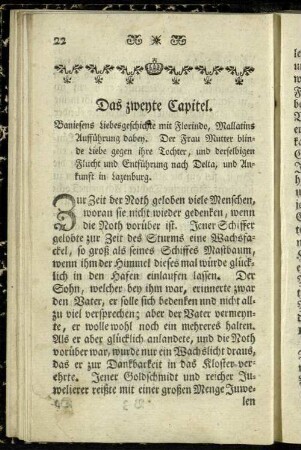 Das zweyte Capitel.