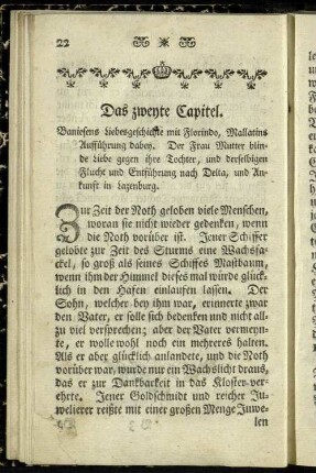 Das zweyte Capitel.
