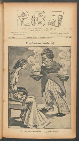 El refranero provincial - [Caricatura]