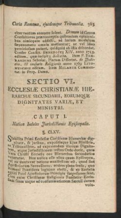 Caput I. Nativa Indoles Jurisdictionis Episcopalis