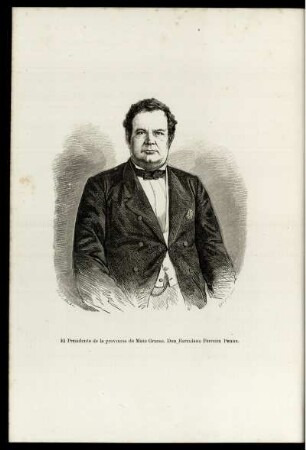 El Presidente da la provincia de Mato Grosso. Don Herculano Ferreira Penna.