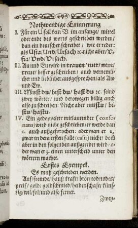 Nothwendige Erinnerung.