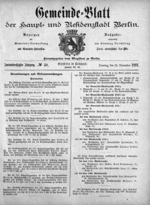 1891,48: No. 48, 29. November 1891