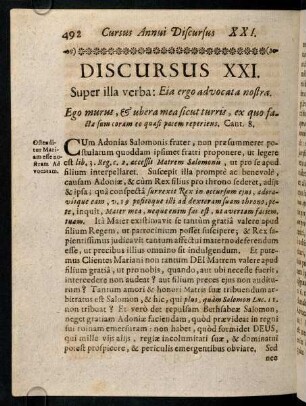 492-502, Discursus XXI