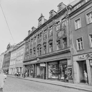 Fassade Reichenstraße : Bautzen. Wohnhaus, Reichenstraße 4. Straßenansicht