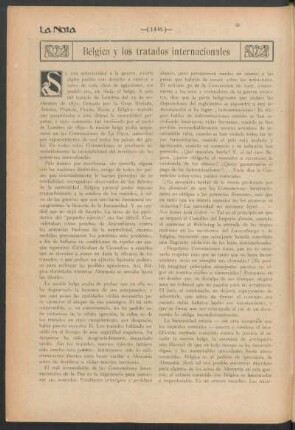 Bélgica y los tratados internacionales