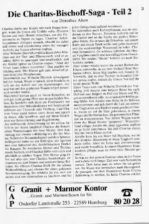 Die Charitas-Bischoff-Saga - Teil 2