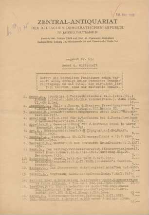 Nr. 691: Recht u. Wirtschaft