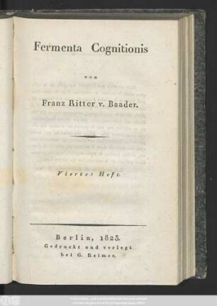 H. 4: Fermenta Cognitionis