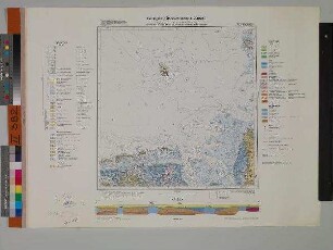 Karte von den geologischen Verhältnissen in den Küsten der Deutschen Bucht