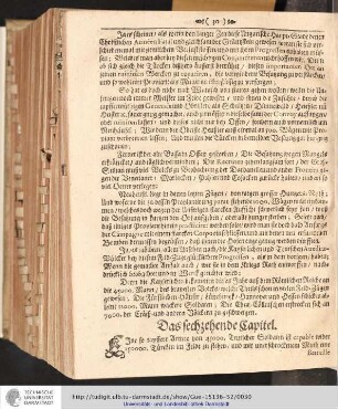 Das sechzehende Capitel