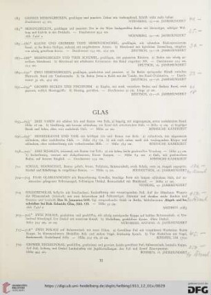 Glas (Nr. 693-722)