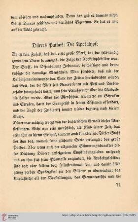 Dürers Pathos: Die Apokalypse