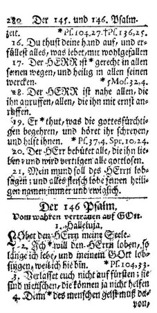 Der 146. Psalm