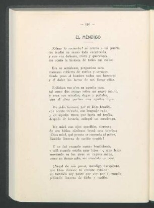 El mendigo