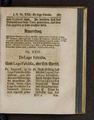 Tit. XXII. De lege falcidia.
