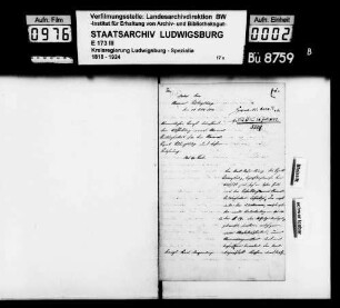 Oberamtsbaumeister und sonstige Körperschaftsbeamte, Oberamt Ludwigsburg