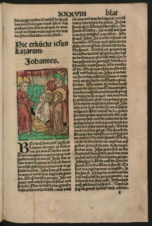 Hie erkückt jesus Lazarum: