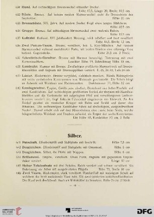 Silber (Nr. 641-674)