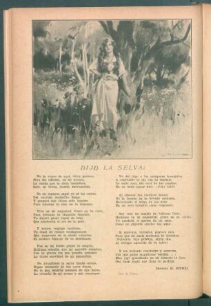 Dijo la selva: