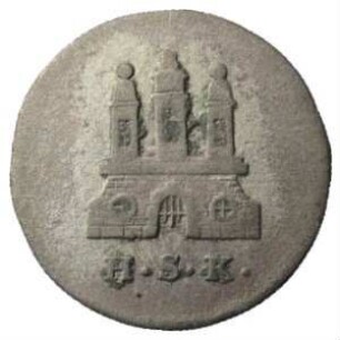 Fundmünze, Schilling, 1828