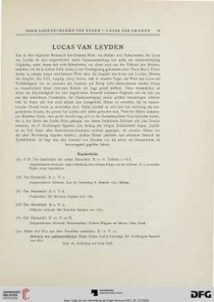 Lucas van Leyden (Nr. 785-917)
