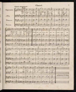 7, Choral in A-dur