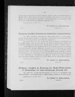 Verfügung, betreffend Förderung des bargeldlosen Zahlungsverkehrs