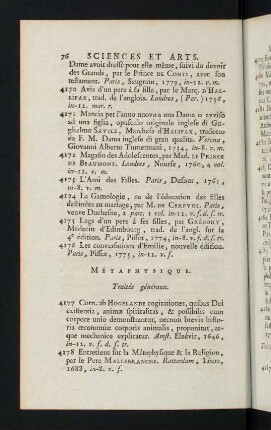 76-92, Métaphysique