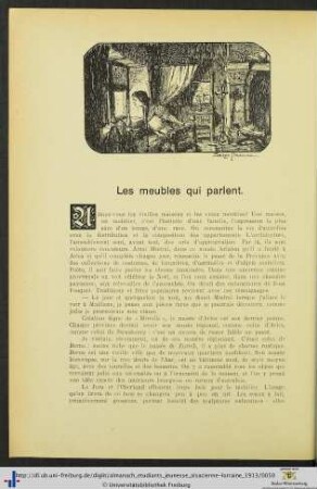 Les meubles qui parlent.