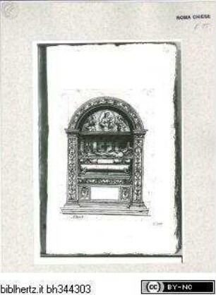 Codex Albani, Grabmal von Cristoforo und Domenico della Rovere