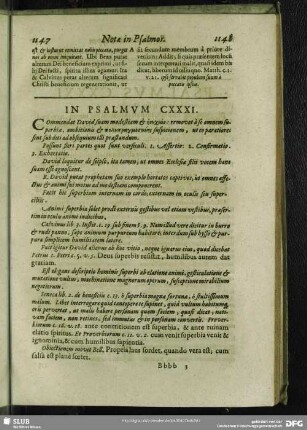 In Psalmum CXXXI.[i.e. CXXX.] Psalmus CXXXI.[i.e. CXXX.]
