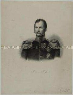 Brustbildnis von Wilhelm Prinz von Preußen, dem späteren Kaiser Wilhelm I.