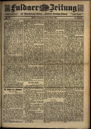 Ausgabe vom Donnerstag, den 23. August 1900.