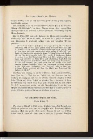 Die Schlacht bei Soissons und Reims