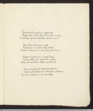 Lauschest Du des feuers gesange : [SW II: H13(Pilgerfahrten)]; [SW II, S. 35/111]