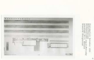 Bahnhofsanlage (Diplomarbeit bei Kurt Dübbers): Grundriss Obergeschoss 1:200