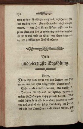 Drei und vierzigste Erzählung.