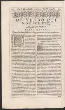 De Verbo Dei Non Scripto, Liber Quartus.