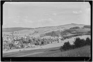 Schwartenberg. Landschaft mit Schwartenberghaus