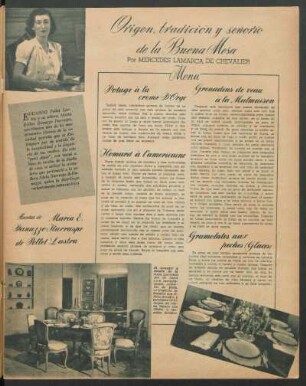 Origen, tradición y señorio de la buena mesa : Recetas de María E. Danuzzo Iturraspe de Pellet Lastra