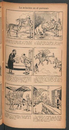 La aviación en el porvenir - [Cómic]