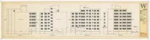 Wohnungsbau, Stadtsanierung Wedding Abschnitt II/VI, Demminerstraße, Ruppiner Straße, Berlin: Haus 3 Ansichten Blattnummer 136, 1:100