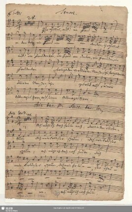 Stimmensatz [Schreiber: Opitz, J. S.]