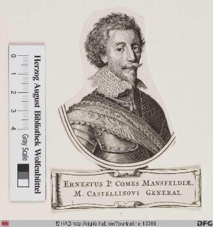 Bildnis (Peter) Ernst Mansfeld (II.) Graf von