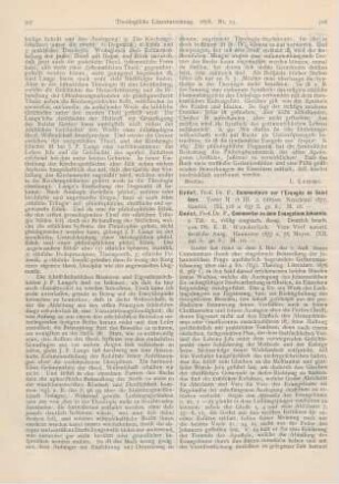 308-310 [Rezension] Godet, F., Commentar zu dem Evangelium Johannis. 2. Theil. 2., völlig umgearb. Ausg