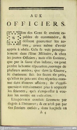 Aux Officiers