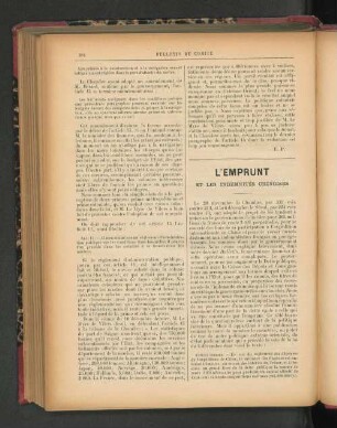 L'Emprunt et les Indemnités Chinoises.