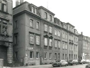 Dresden-Pieschen, Torgauer Straße 32/30. Doppelwohnhaus (um 1900). Straßenansicht